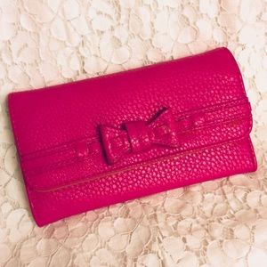Jessica Simpson Pink Bow Wallet